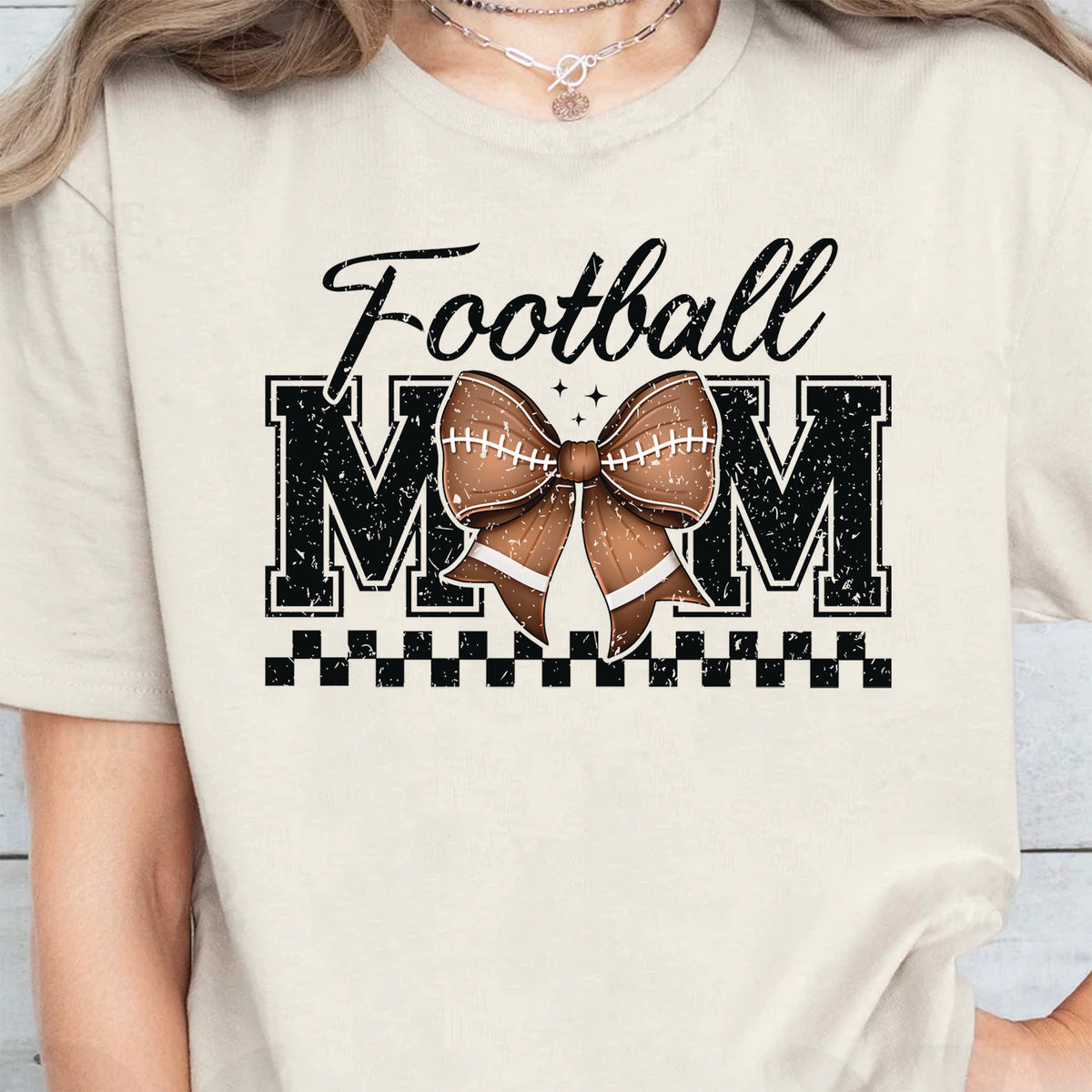 Football Mom Sweatshirt – Game Day Vibes, Sporty Mama Shirt, Cheer Mom Gift, Mother's Day Football Lover Apparel 682151