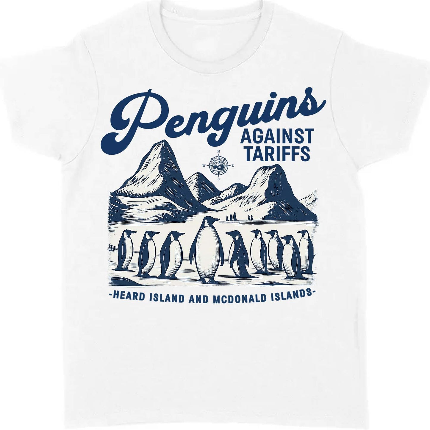 Penguins Against Tariffs Shirt – Funny 8647 Anti Trump Shirt, Resist Penguins Tariff Protest Bright T-Shirt, Anti MAGA Political Tee 682193