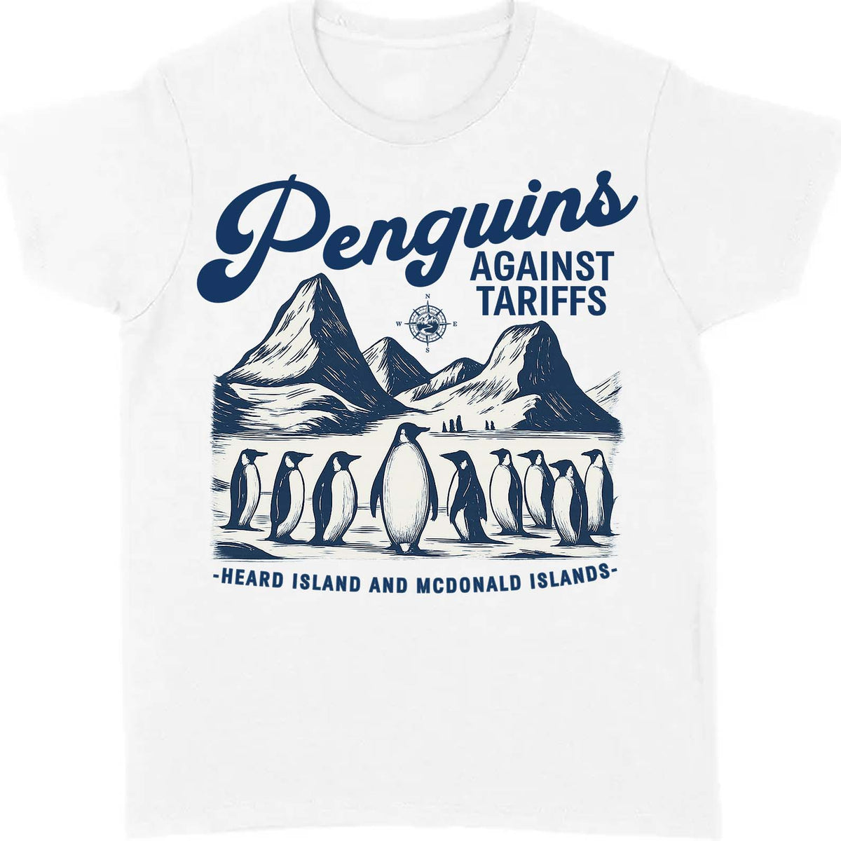 Penguins Against Tariffs Shirt – Funny 8647 Anti Trump Shirt, Resist Penguins Tariff Protest Bright T-Shirt, Anti MAGA Political Tee 682193