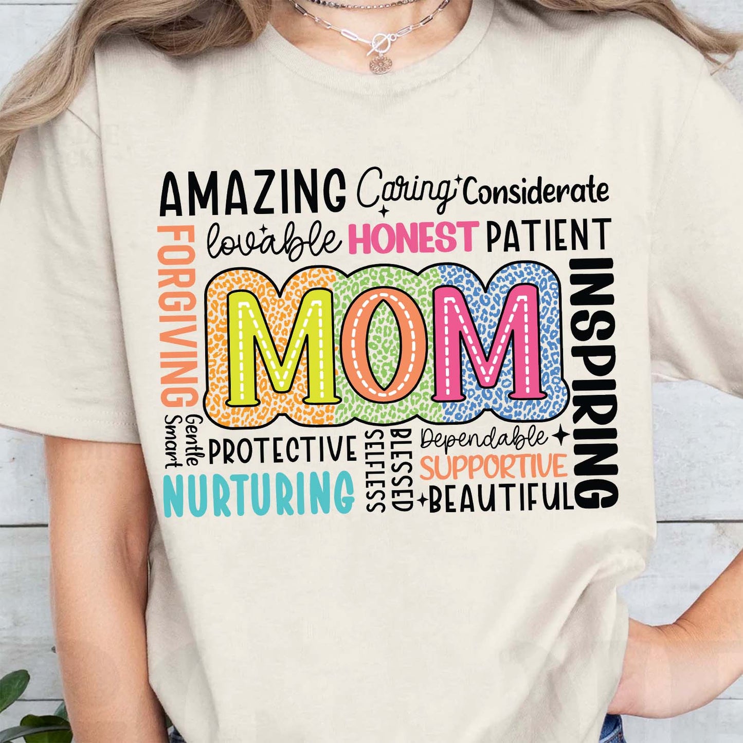Inspire Mom Sweatshirt - Retro Blessed Mama Pullover, Inspirational Mother's Day Gift, Mom Life Quote Shirt for Strong Moms 682153
