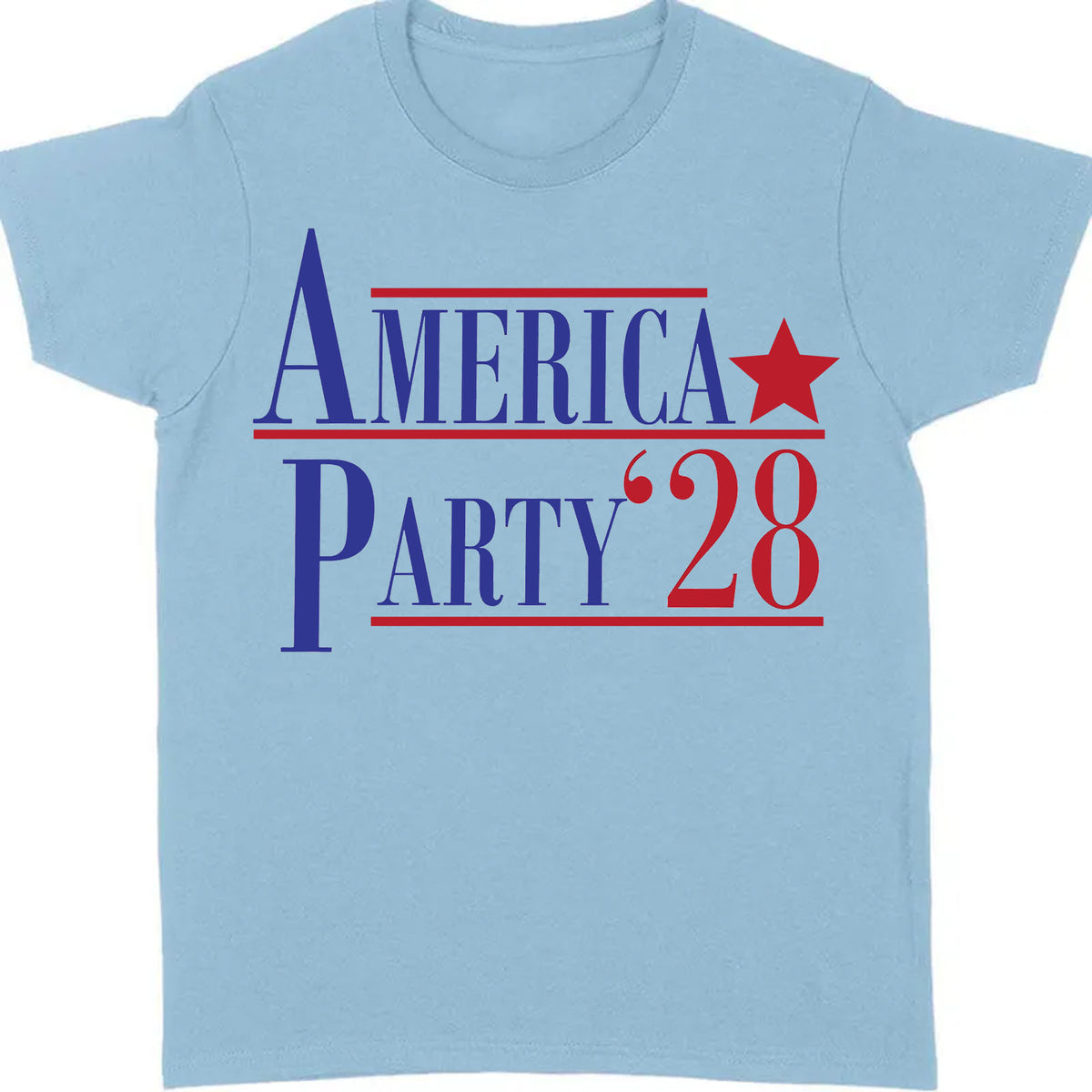 America Party 2028 Shirt | Elon Musk New Anti Trump Anti MAGA Anti Democrat Shirt | Political Funny Satire USA T-Shirt 682584