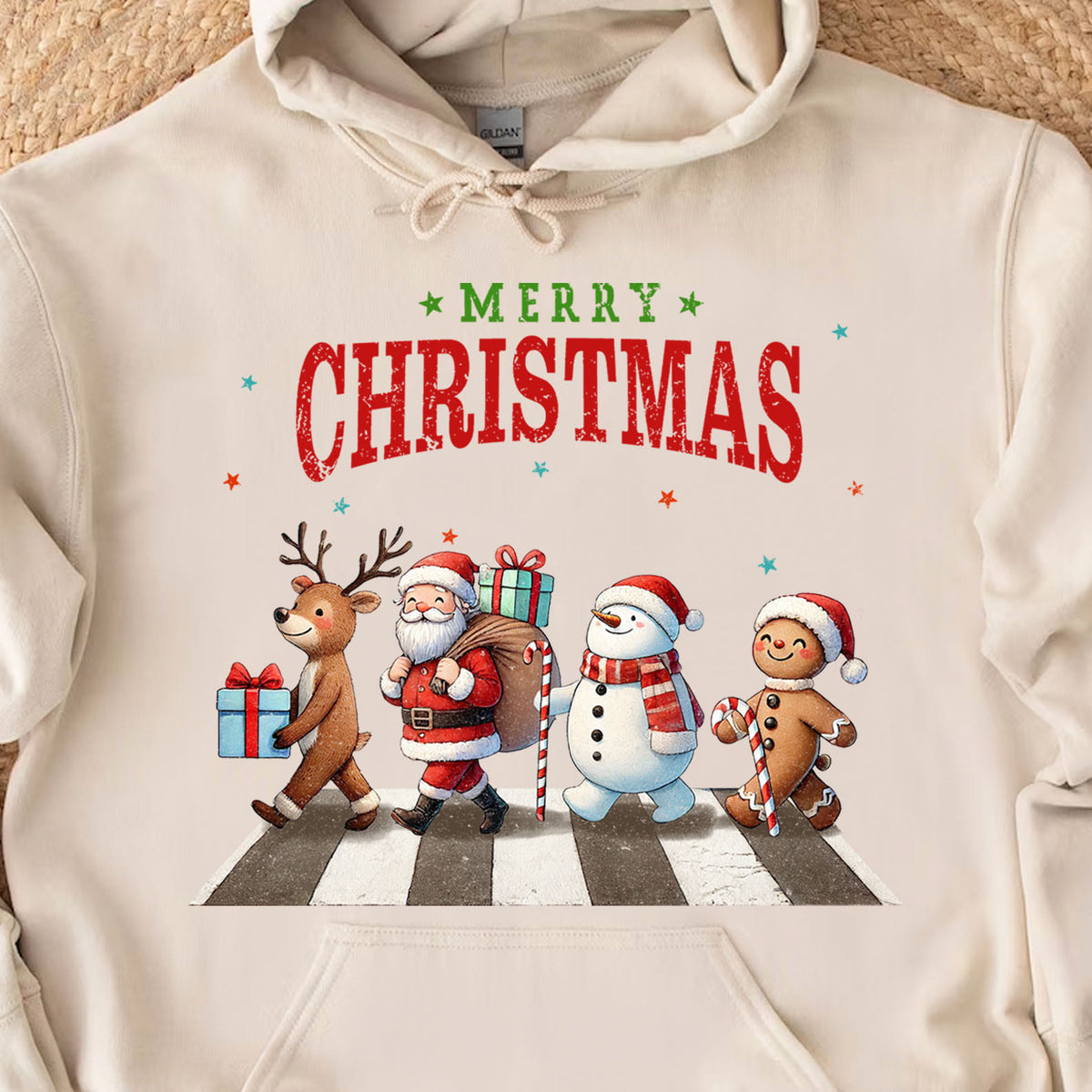 Merry Christmas Shirt, Cute Christmas Elements Sweater, Xmas Holiday Sweatshirt T1641