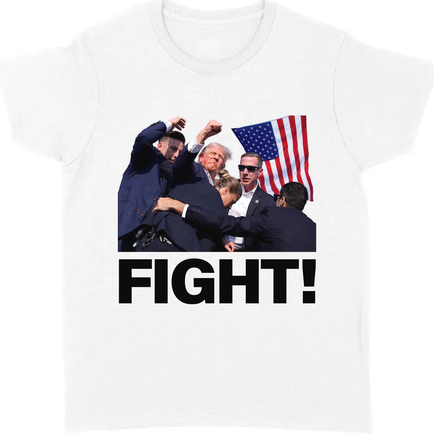 Fight | Trump Fight Shirt | Donald Trump Shirt Bright T1124- GOP