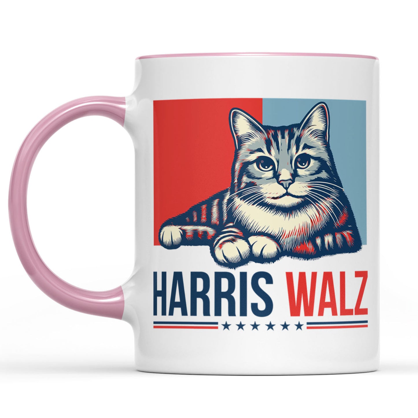 Harris Walz 2024 Cat Obviously Mug | Kamala Harris 2024 Mug | Democrat Mug C1420 - KH2