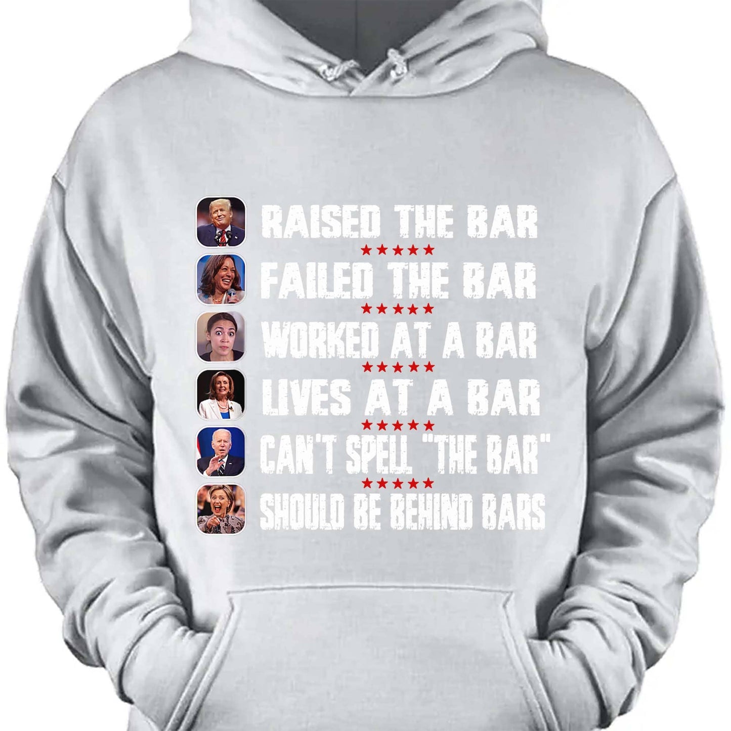 Trump Raised The Bar Harris Failed The Bar T-Shirt | Trump 2024 Shirt | Trump Supporters Shirt Dark T1213 - GOP