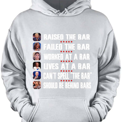 Trump Raised The Bar Harris Failed The Bar T-Shirt | Trump 2024 Shirt | Trump Supporters Shirt Dark T1213 - GOP