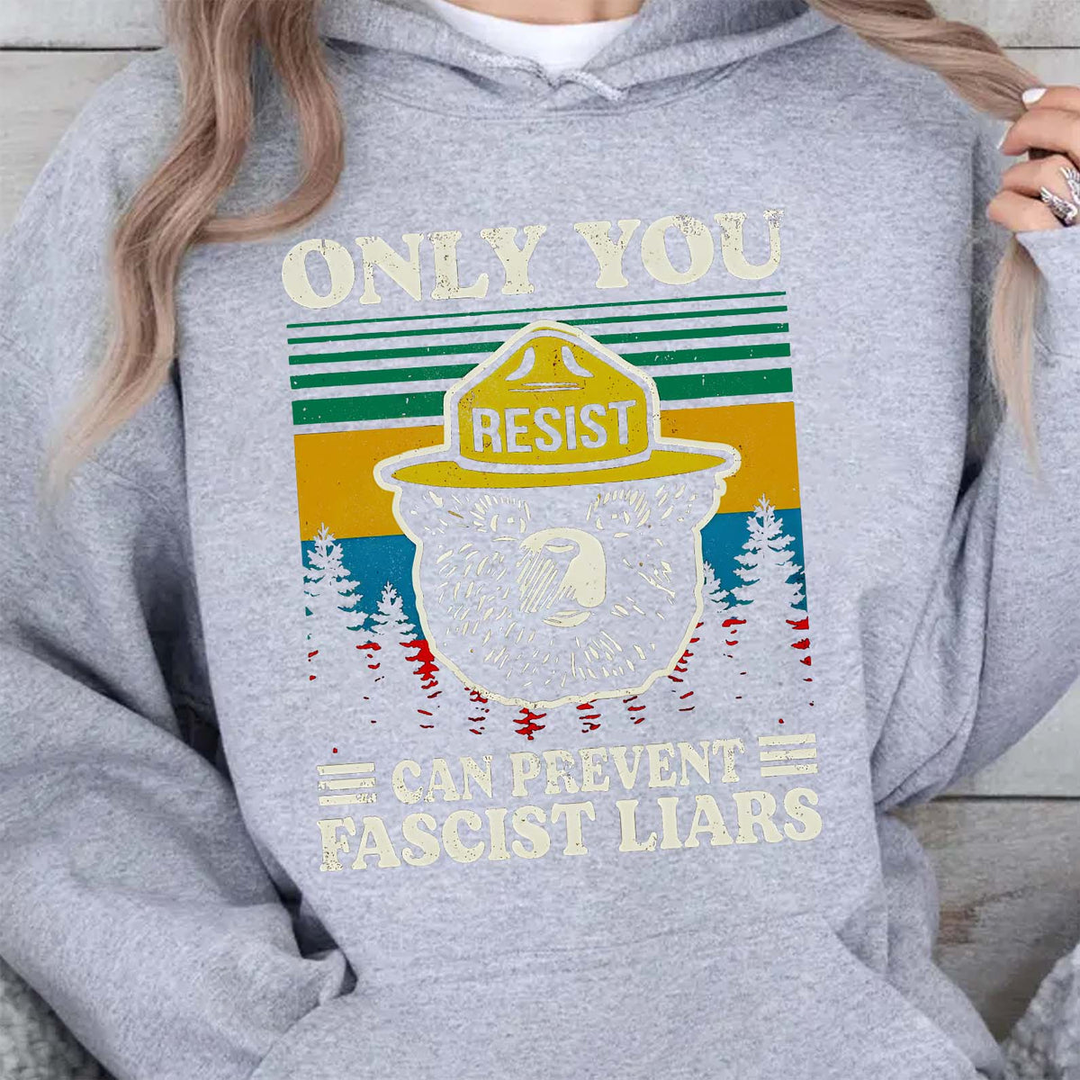 Only You Can Prevent Fascist Liars Shirt – 8647 Anti Trump Political Tee, I Stand With NPS Environmental & Resist MAGA Activism Dark Shirt 682218
