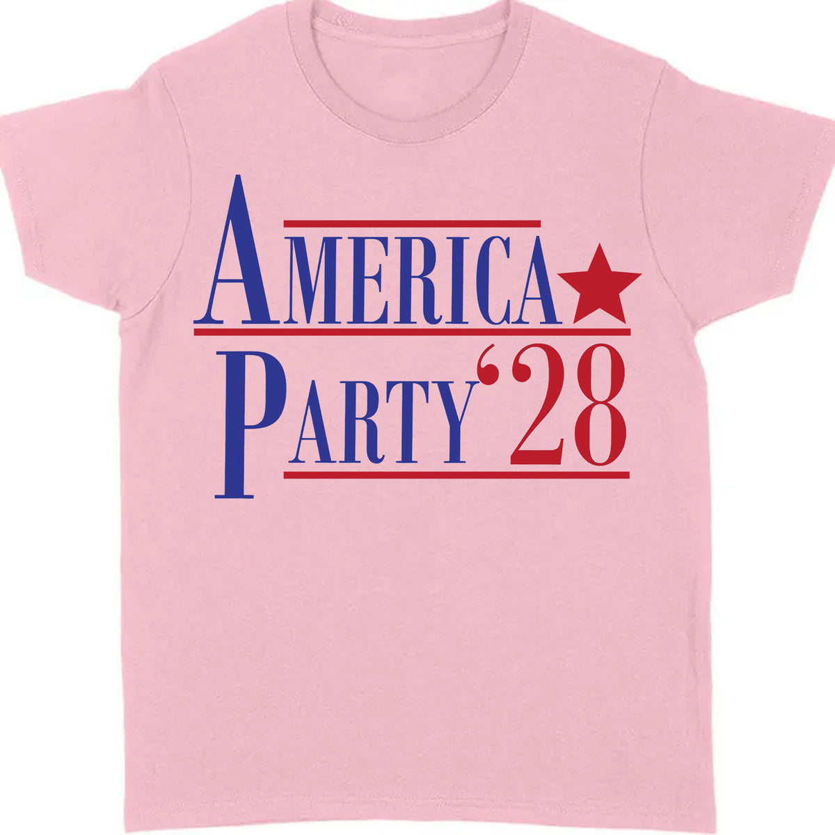 America Party 2028 Shirt | Elon Musk New Anti Trump Anti MAGA Anti Democrat Shirt | Political Funny Satire USA T-Shirt 682584