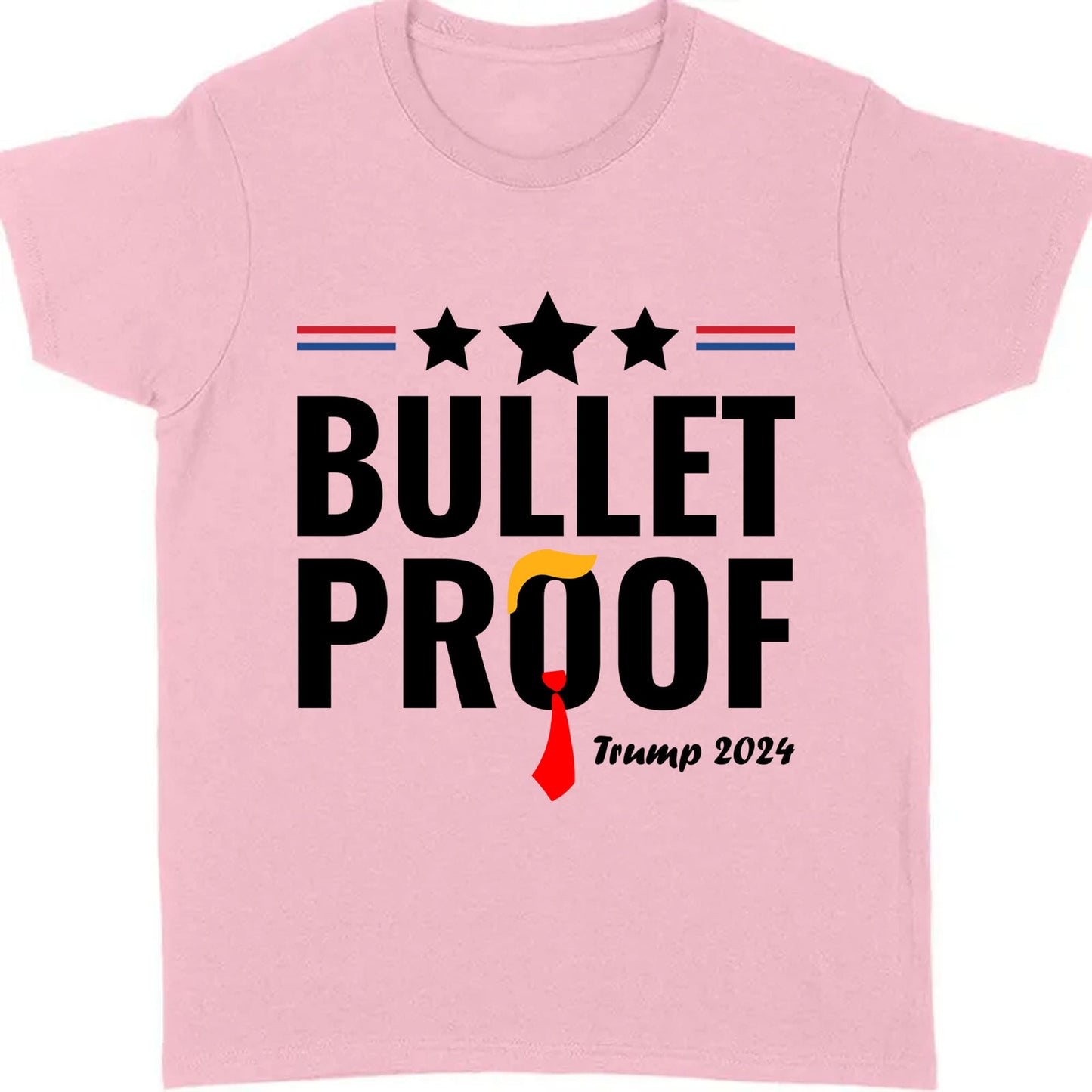 Bullet Proof | Trump Fight 2024 Shirt | Trump Supporters Shirt Bright T1127- GOP