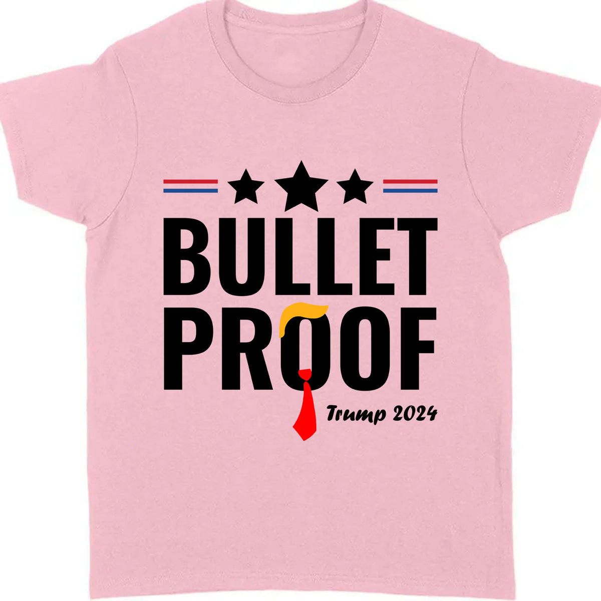 Bullet Proof | Trump Fight 2024 Shirt | Trump Supporters Shirt Bright T1127- GOP