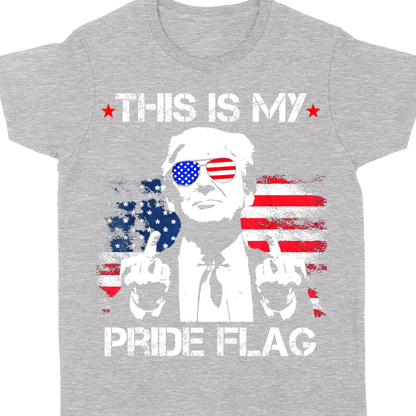 This Is My Pride Flag Trump Shirt | Happy 250th Birthday USA | Patriotic 4th Of July Tee | America 250th Anniversary | Independence Day Shirt 682574