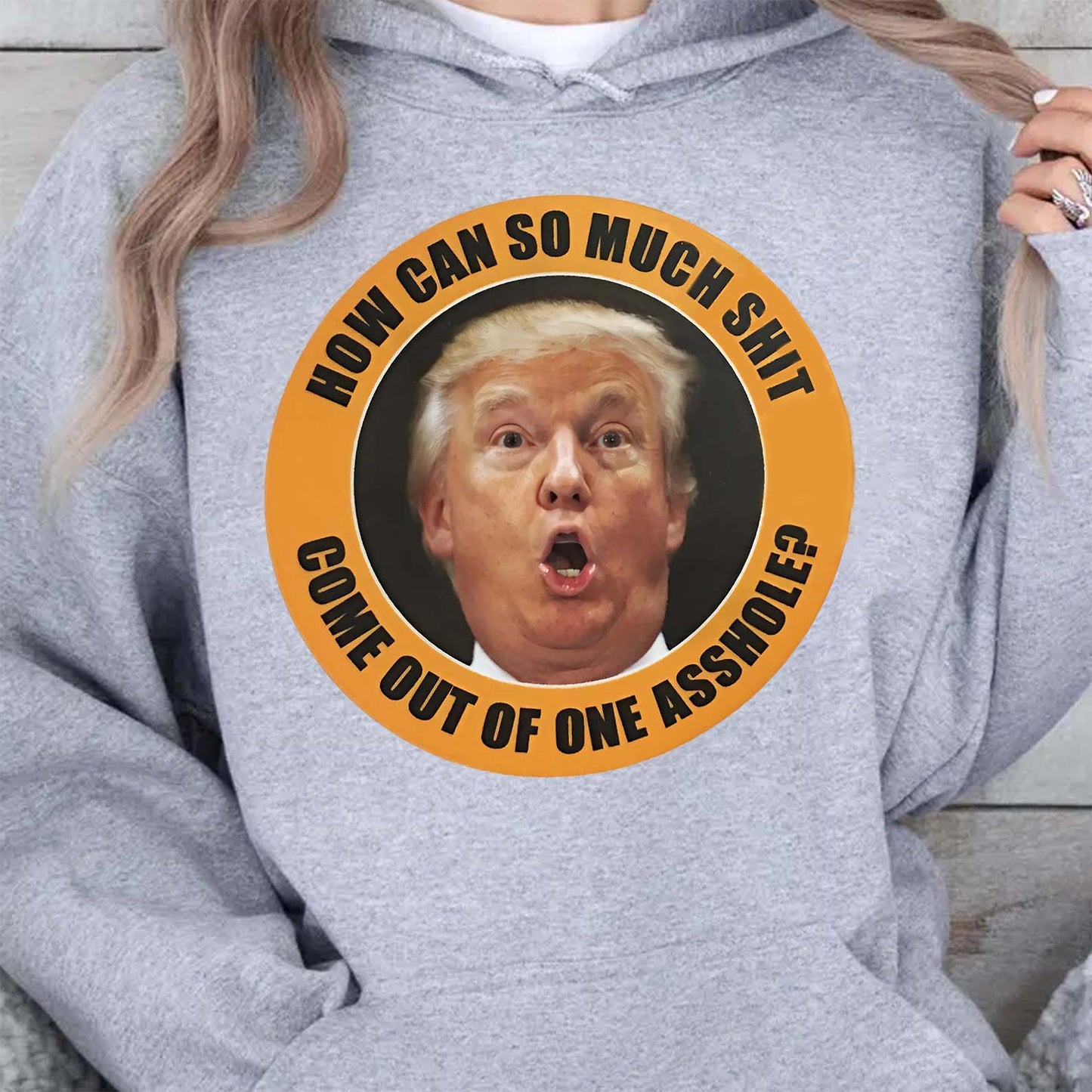 How Can So Much Sh*t Come Out Of One Asshole Shirt - Funny 8647 Anti Trump Shirt, FDT Humor, Liberal Protest Dark Shirt 682215