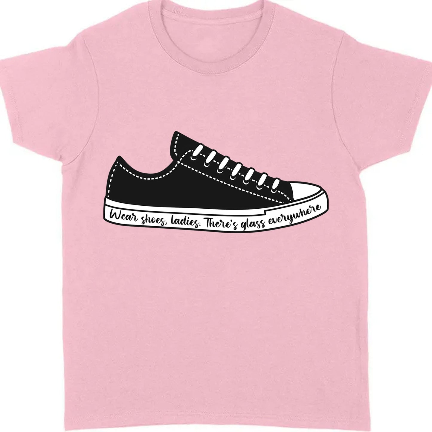 Wear Shoes Ladies There's Everywhere Shirt | Kamala Harris 2024 Shirt | Democrat Shirt Bright T1561 - KH2