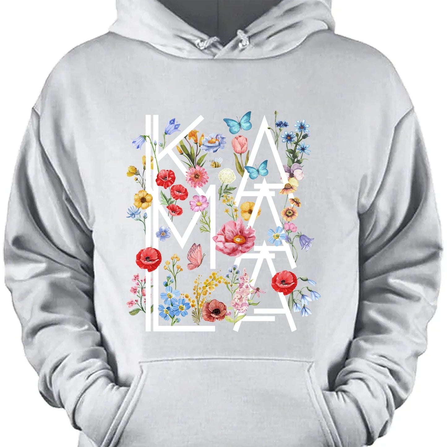 Florals Kamala Shirt | Kamala Harris 2024 Shirt | Democrat Shirt Dark T1512 - KH2