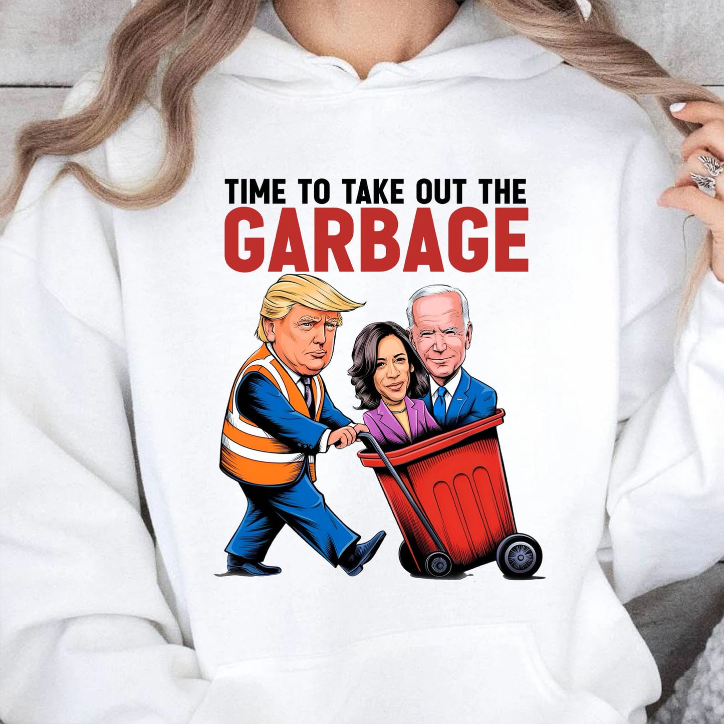 Time To Take Out The Garbage, Funny Trump Garbage, Republican Trump MAGA Shirt T1695 - GOP