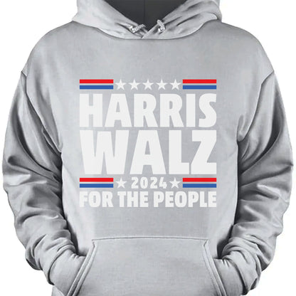 Harris Walz For The People | Kamala Harris 2024 Shirt | Tim Walz Shirt | Democrat Shirt Dark T1251 - KH2