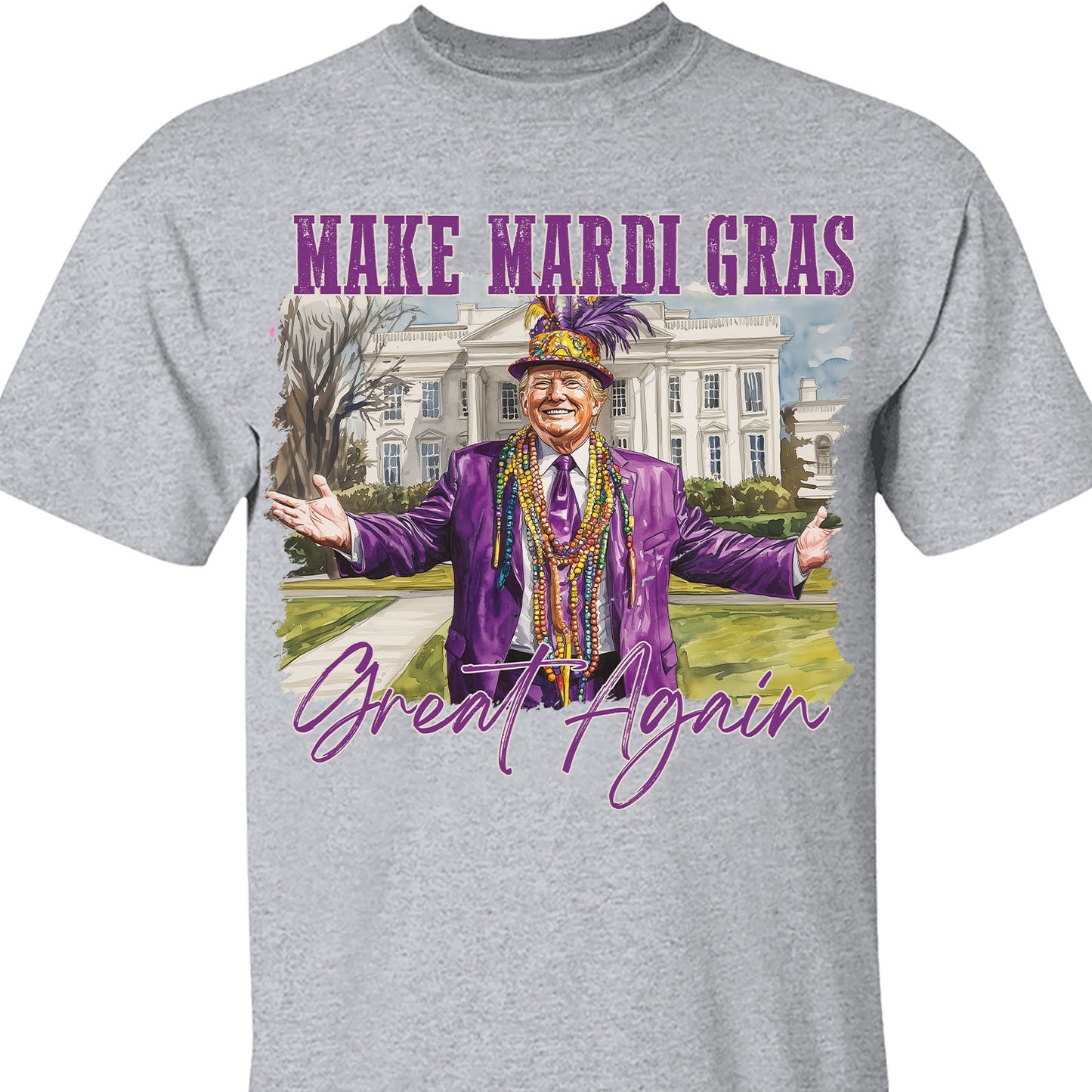 Trump Mardi Gras Shirt, Make Mardi Gras Great Again, Funny Trump Mardi Gras Sweatshirt 682008 - GOP