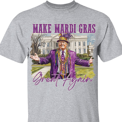 Trump Mardi Gras Shirt, Make Mardi Gras Great Again, Funny Trump Mardi Gras Sweatshirt 682008 - GOP