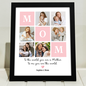 Personalized "MOM" Photo Collage Picture Frame | Custom Frame Gift For Mom 684576
