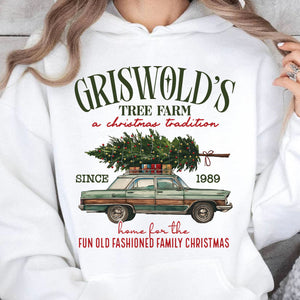 Griswold Christmas Tree Farm Shirt, Christmas Vacation Sweater, Retro Family Christmas Sweatshirt T1651