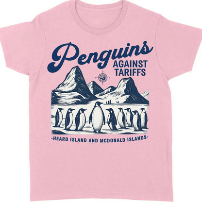 Penguins Against Tariffs Shirt – Funny 8647 Anti Trump Shirt, Resist Penguins Tariff Protest Bright T-Shirt, Anti MAGA Political Tee 682193