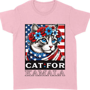 Cats For Kamala Shirt | Kamala Harris 2024 President Shirt | Democrat Shirt Bright T1478 - KH2