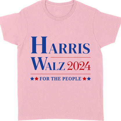 Harris Walz For The People 2024 Shirt | Kamala Harris 2024 Shirt | Democrat Shirt Bright T1150 - KH2