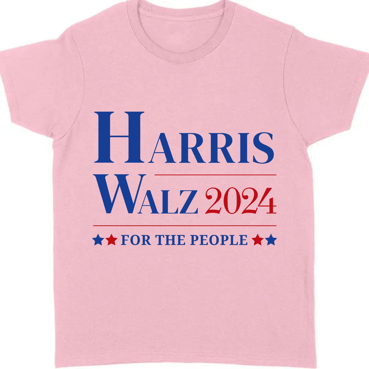Harris Walz For The People 2024 Shirt | Kamala Harris 2024 Shirt | Democrat Shirt Bright T1150 - KH2