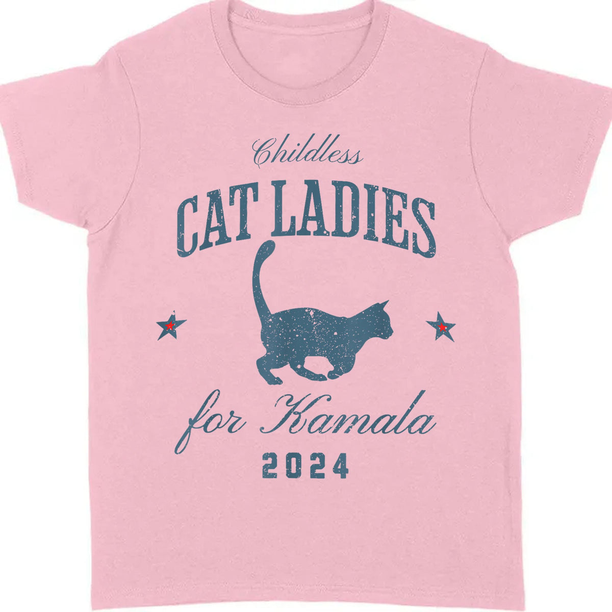 Childless Cat Ladies For Kamala Shirt | Kamala Harris 2024 Shirt | Democrat Shirt Bright T1236 - KH2