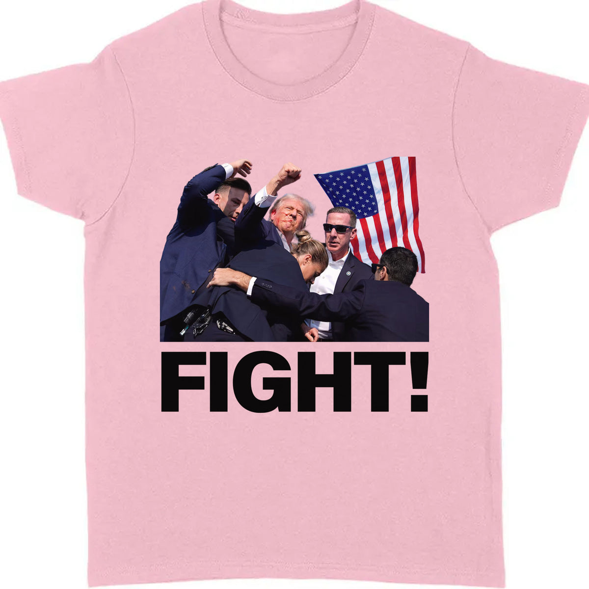 Fight | Trump Fight Shirt | Donald Trump Shirt Bright T1124- GOP