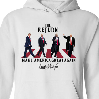 The Return MAGA Shirt | Donald Trump Homage Shirt | Donald Trump Fan Tees C898 Bright - GOP