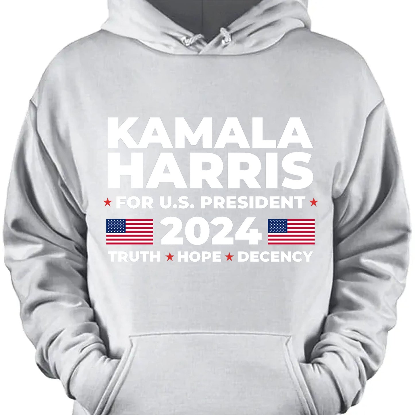 Kamala Harris Truth Hope Decency Shirt | Kamala Harris 2024 Shirt | Democrat Shirt Dark T1447 - KH2