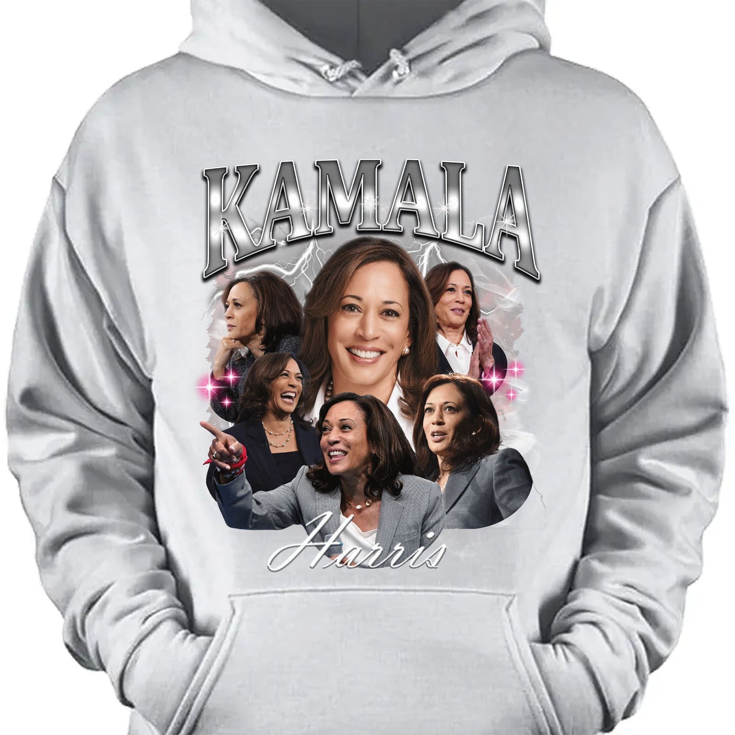Kamala Harris 2024 Bootleg Shirt, Kamala Harris Vintage Photo Shirt, Kamala Harris Retro 90s Shirt, Democrat Shirt Dark T1371 - KH2