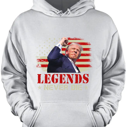 Legends Never Die | Trump Fight 2024 Shirt Pennsylvania Rally | Trump Supporters Shirt Dark T1156 - GOP
