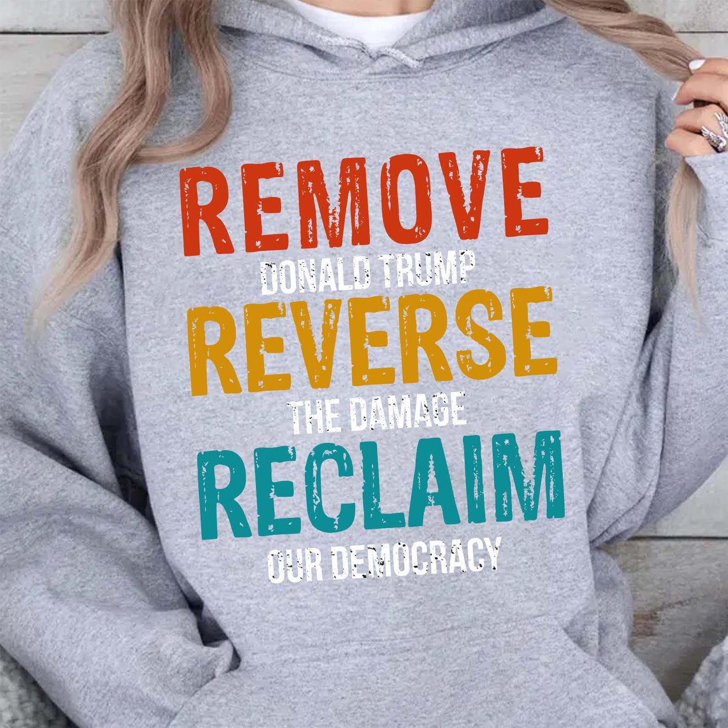Remove Reverse Reclaim Shirt – 8647 Anti Trump Political Tee, Pro-Democracy Bernie Sanders Activist Shirt, Resist MAGA Dark Shirt 682223
