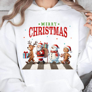 Merry Christmas Shirt, Cute Christmas Elements Sweater, Xmas Holiday Sweatshirt T1641