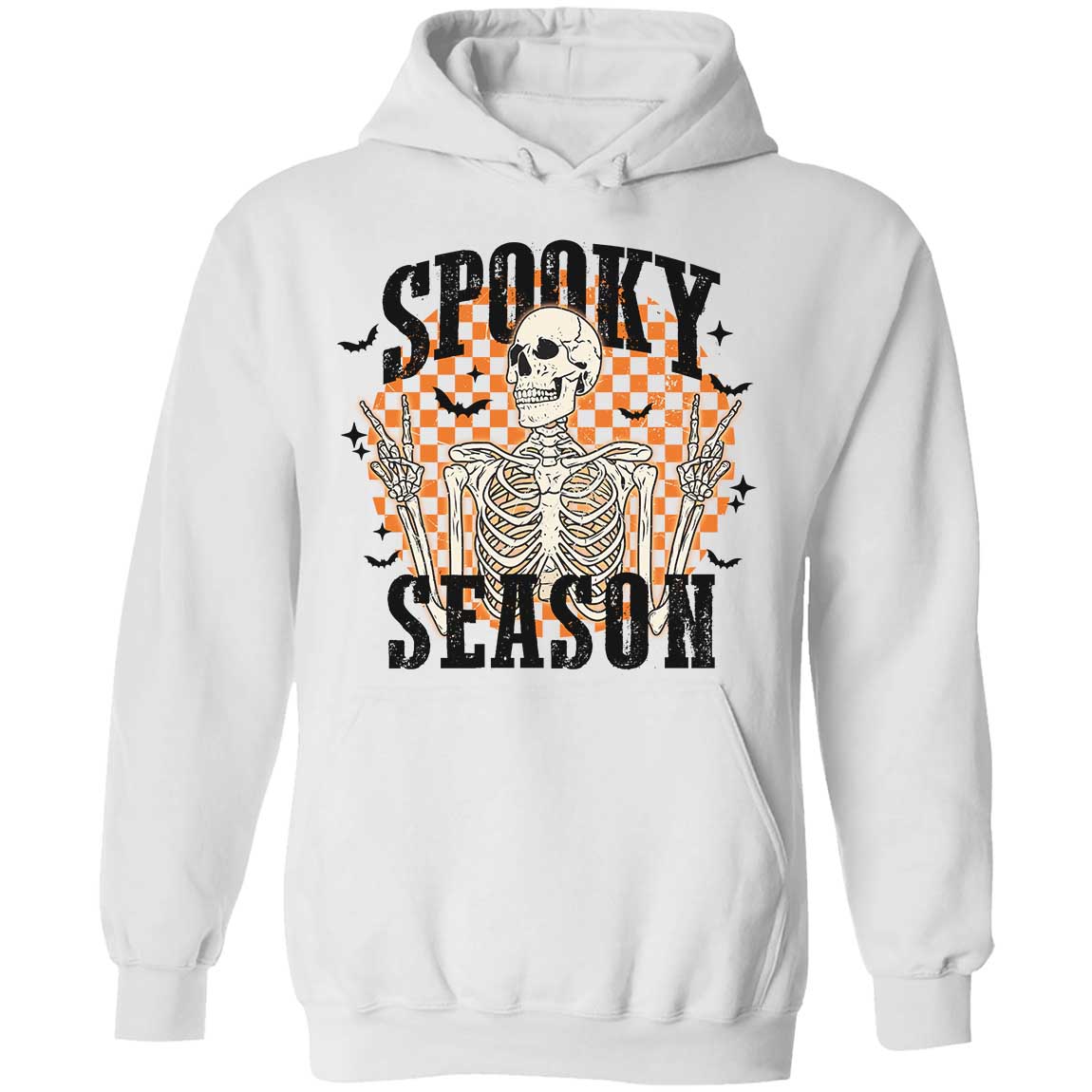 Spooky Season Retro Skull Smiley Face Halloween Shirt, Trendy Halloween Shirt 776V2