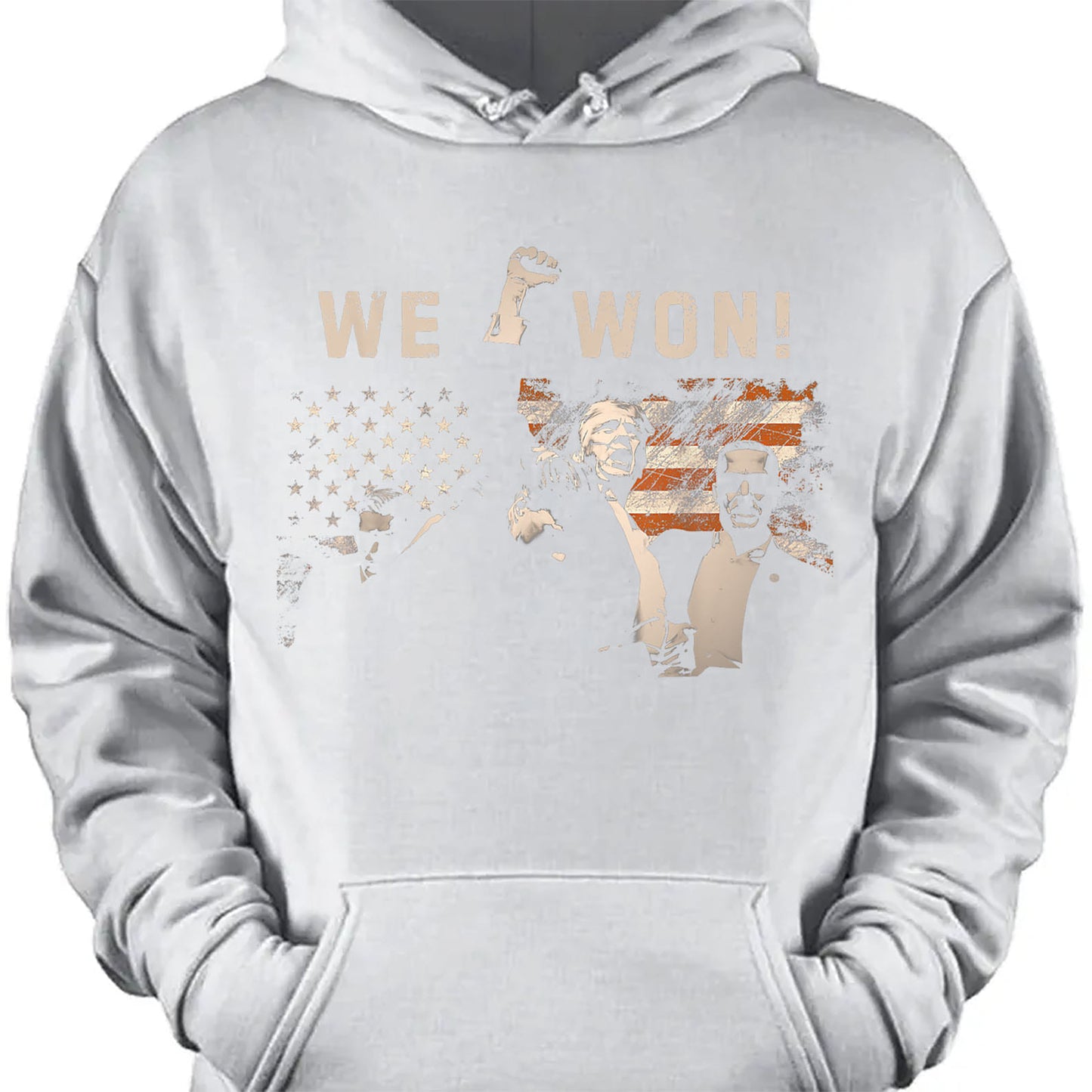 Trump We Won, Wins Inauguration 47 Shirt, US President 2025 Election Shirt Dark T1699 - GOP