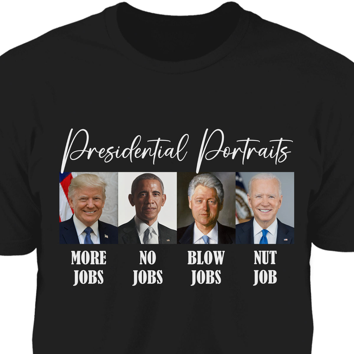 Presidential Portraits Shirt | Donald Trump Homage Shirt | Donald Trump Fan Tees C920 - GOP