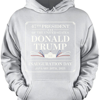 Women A New Term Begins Donald Trump Inauguration 2025, 47th US President Inauguration Shirt, Trump Vance 2025 Inauguration Shirt Dark T1700 - GOP