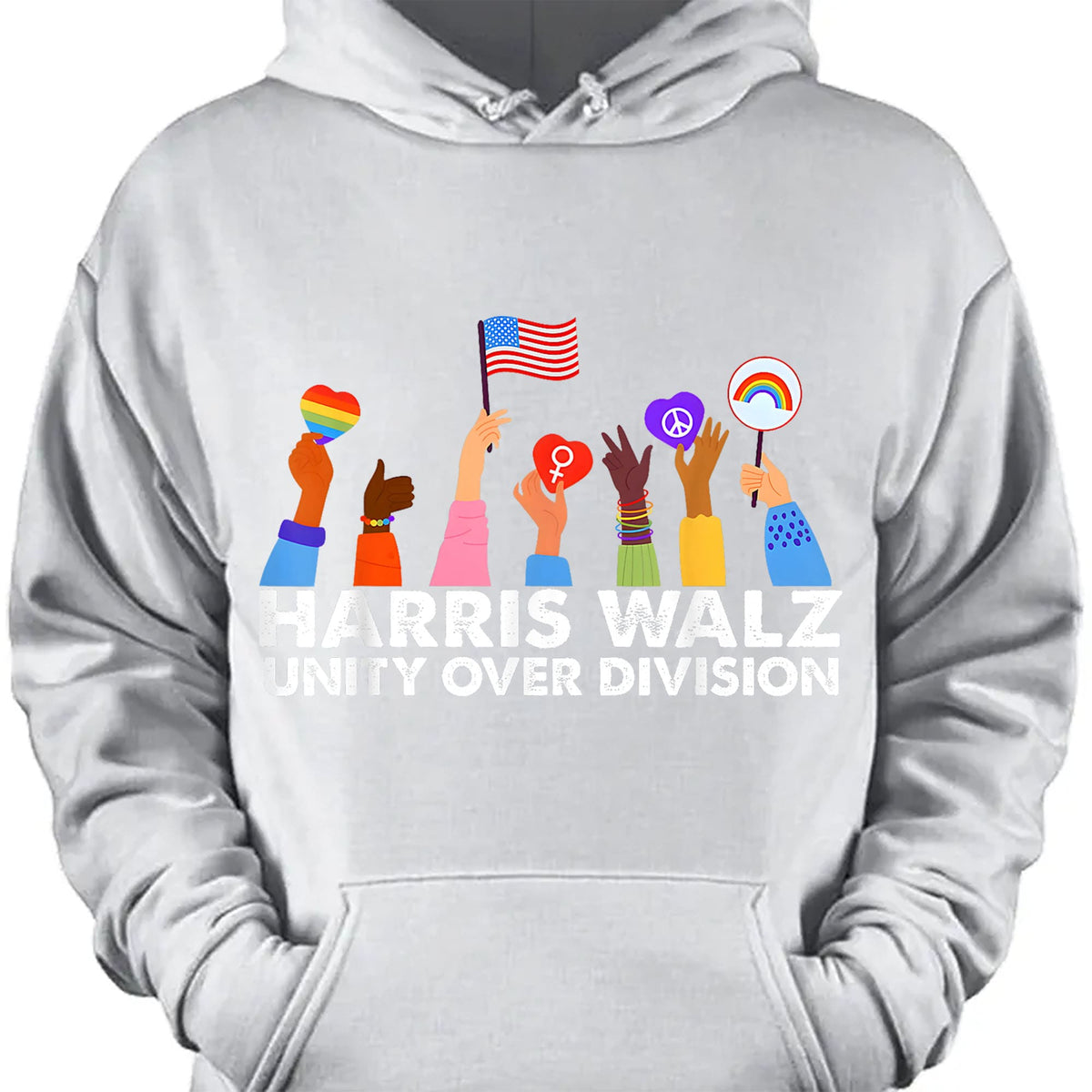 Harris Walz Unity Over Division Shirt | Kamala Harris 2024 Shirt | Democrat Shirt Dark T1409 - KH2