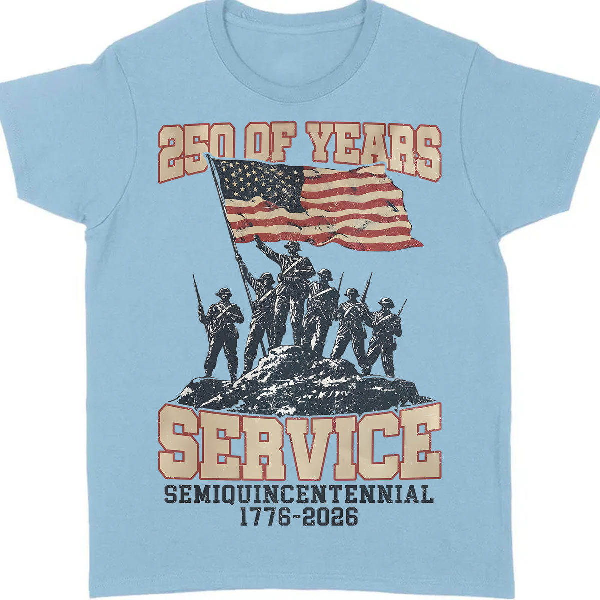 250 Years Of Service Shirt | Happy 250th Birthday USA Shirt | America 250th Anniversary Tee | Independence Day T-Shirt 682562