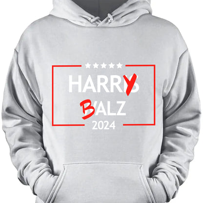Harry Balz 2024 Shirt | Funny Political 2024 Shirt | Harris Walz Shirt | Kamala Harris 2024 Shirt Dark T1571 - KH2
