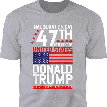 Trump 47th President Of United State, Trump Won Shirt Dark M1717 - GOP