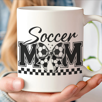 Retro Coquette Soccer Mom Mug – Sporty Mother’s Day Gift for Mom, Fun Retro Coffee Mug for Sporty Moms 682149