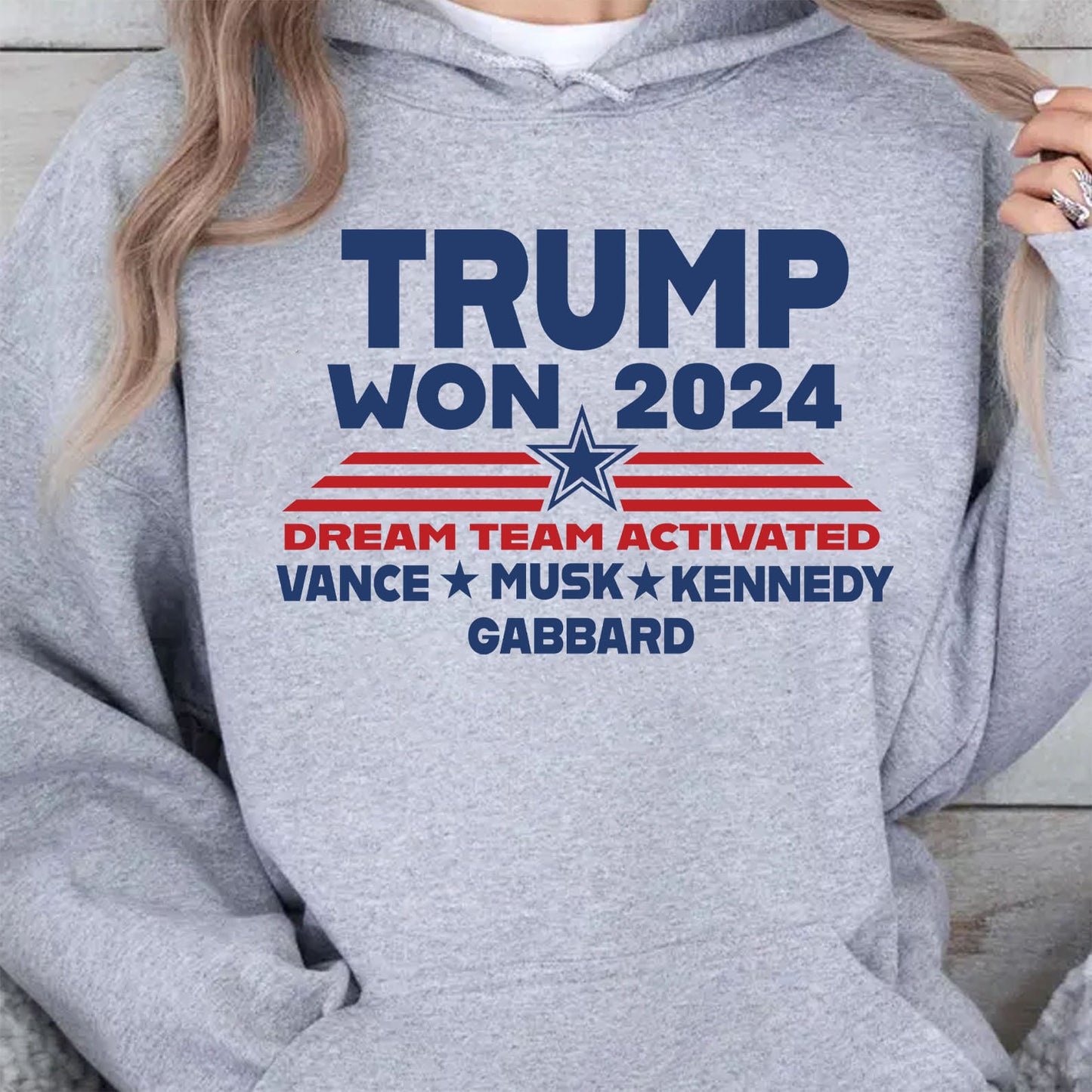 Trump Won 2024, Trump 47th President, Trump Dream Team Activated Shirt Bright T1710 - GOP
