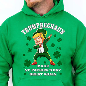 Make St Patricks Day Great Again Shirt Trump Leprechaun T-Shirt, Funny Trump St Patrick's Day Shirt, Irish Shirt 681841- GOP