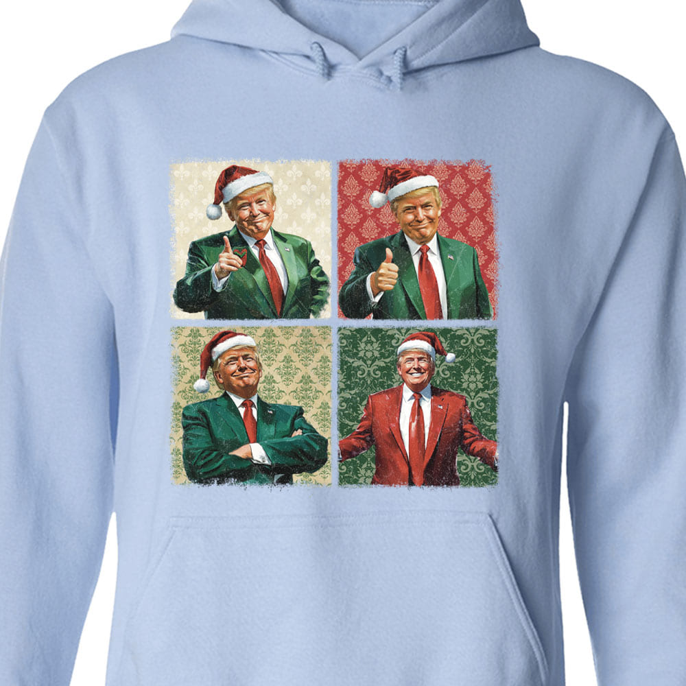 Boho Christmas Trump Sweatshirt, My President Merry Vibes Sweatshirt, Trump Supporters 2024 Ugly Sweatshirt T1680 - GOP