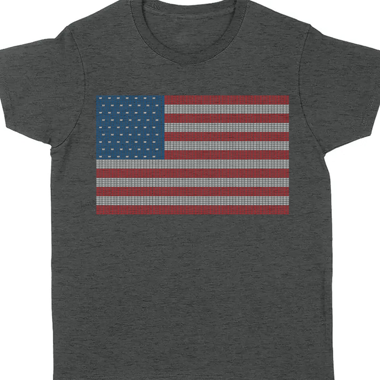 Subtle FDT American Flag Shirt | 4th of July USA Flag Shirt | Anti Trump Political Shirt | Independence Day Shirt 682549