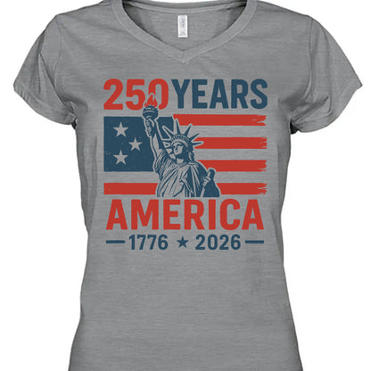 250 Years USA 1776-2026 Shirt | Happy 250th Birthday USA Shirt | America 250th Anniversary Tee | Independence Day T-Shirt 682492